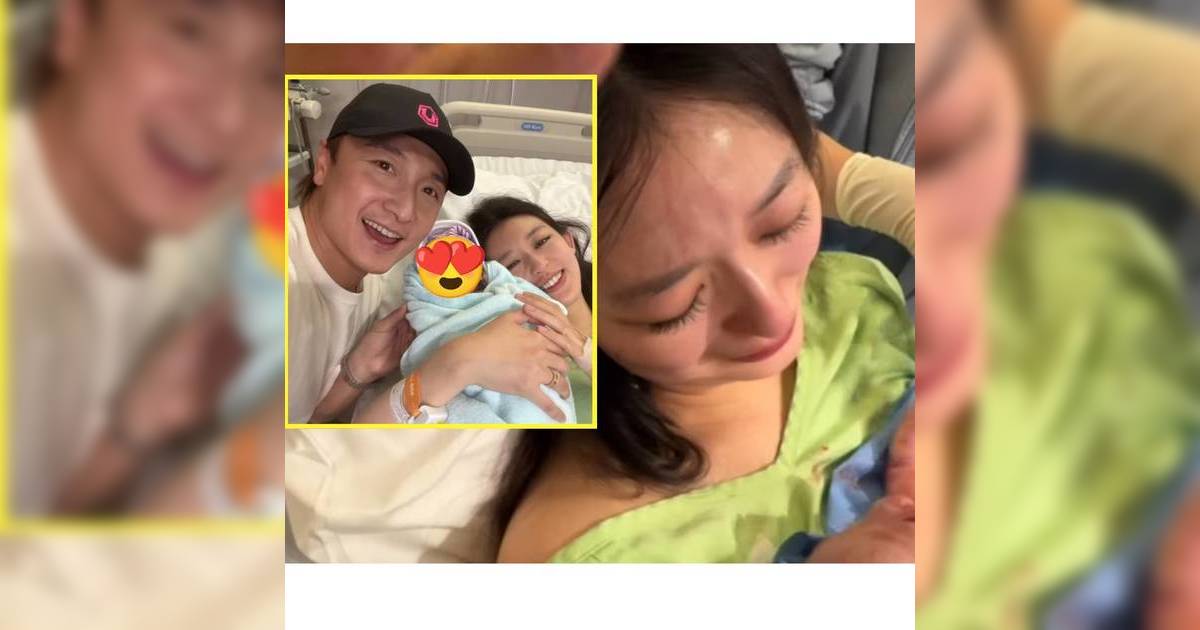 方力申葉萱女兒IsIa提早出世發燒 一家三口全家福首曝光