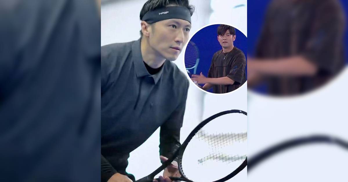 謝霆鋒網球技術震撼全網 網民敲碗想看與周杰倫世紀對決