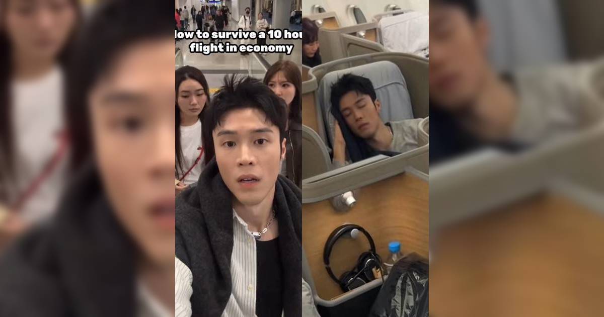 丁子朗飛澳洲晒商務艙遭質疑炫富 惹兩地網民狂轟：架子大過名氣