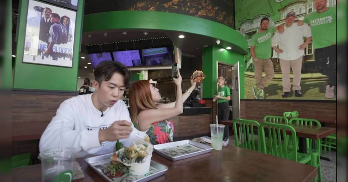 奢遊記｜劉晨芝帶鄭衍峰朝聖偶像漢堡店 驚獲外籍店員普通話激讚：你好漂亮！