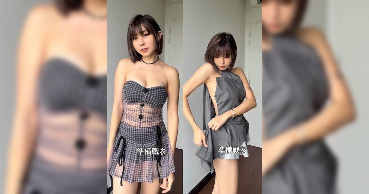 32歲黃潔琪Miko真空上陣拍片換衫 低胸透視裝核彈身材呼之欲出