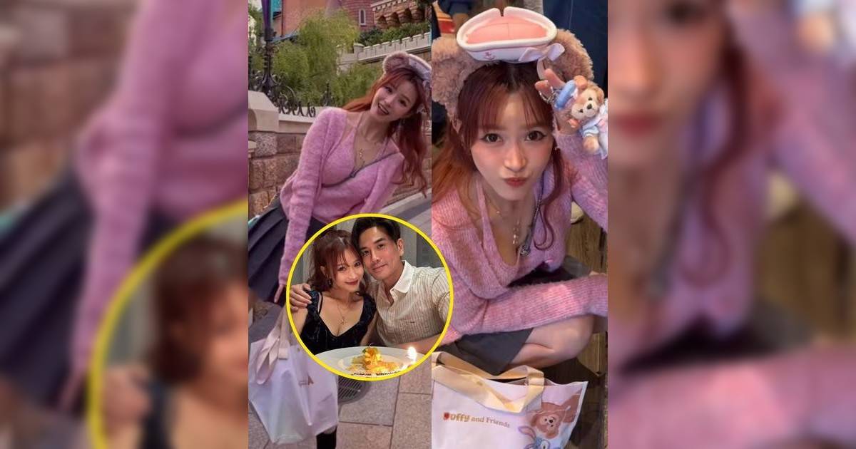 李蔓瑩拖手神秘人現身遊樂園 身邊人不是男友伍允龍引熱議