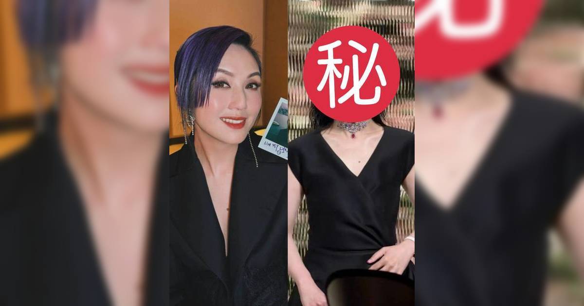 楊千嬅黑髮造型驚艷全場 網民大讚減齡20年 堅持紫髮多年竟然因為陳百強