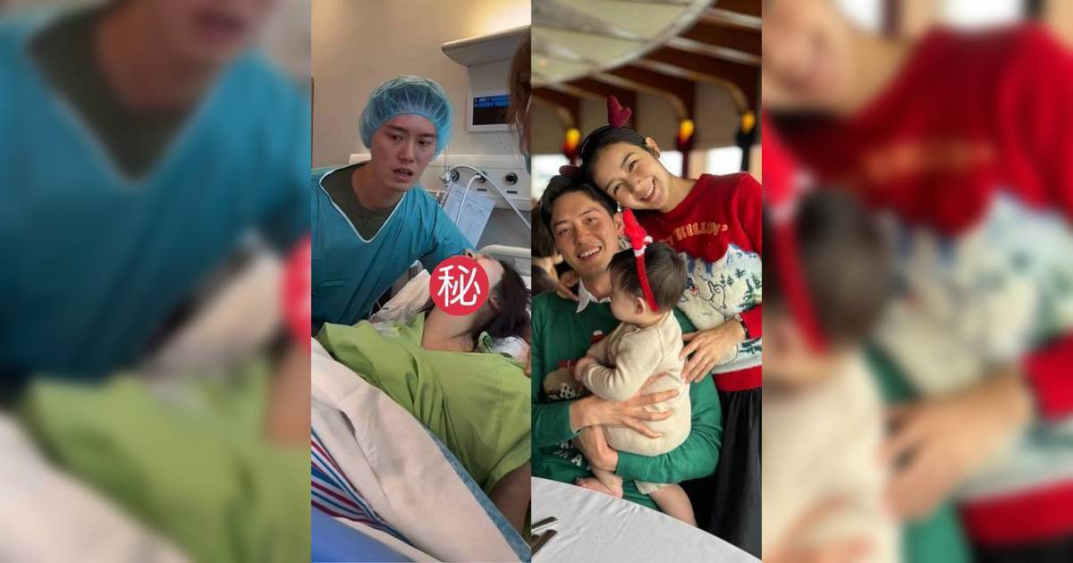 麥明詩突公開產房分娩過程 痛到表情扭曲畫面曝光 老公1舉動感動網民