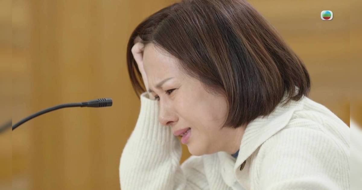 正義女神｜49歲文頌嫻素顏演喪子母！崩潰爆喊震撼網民：睇到窒息