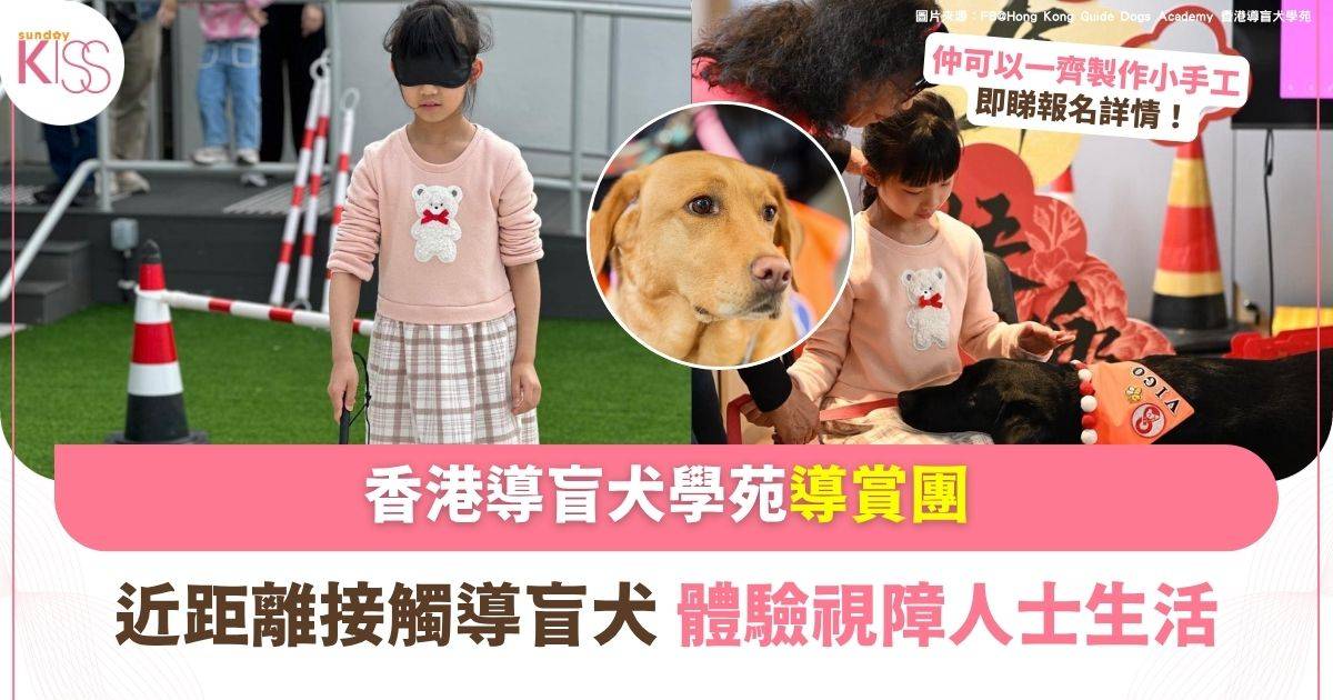 香港導盲犬學苑導賞團 | 近距離接觸導盲犬+體驗視障人士生活