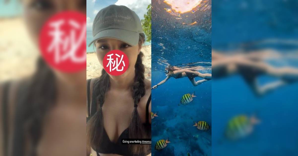 46歲官恩娜峇里島度假 曬三點式泳衣身材火辣 走出面癱陰霾獲老公寵愛 透露復出計劃