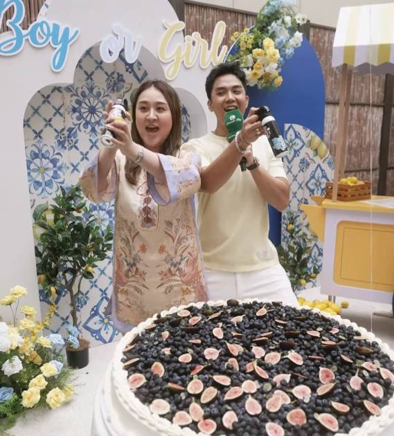 「億萬駙馬」伍富橋豪搞Baby Shower宣布BB性別 富貴妻梁兆楹孕肚曝光