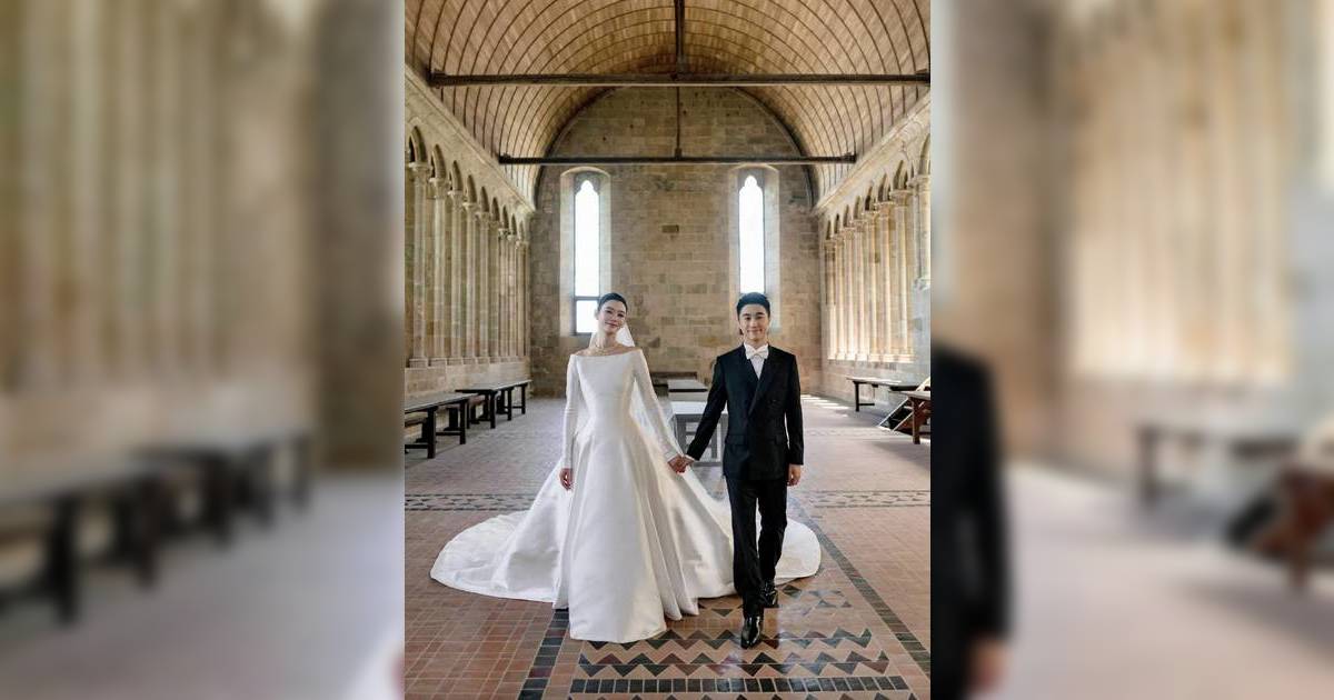 何猷君結婚誓詞刻意刪走2字 網民1語道破原因 改編版全曝光 奚夢瑤婚紗被批