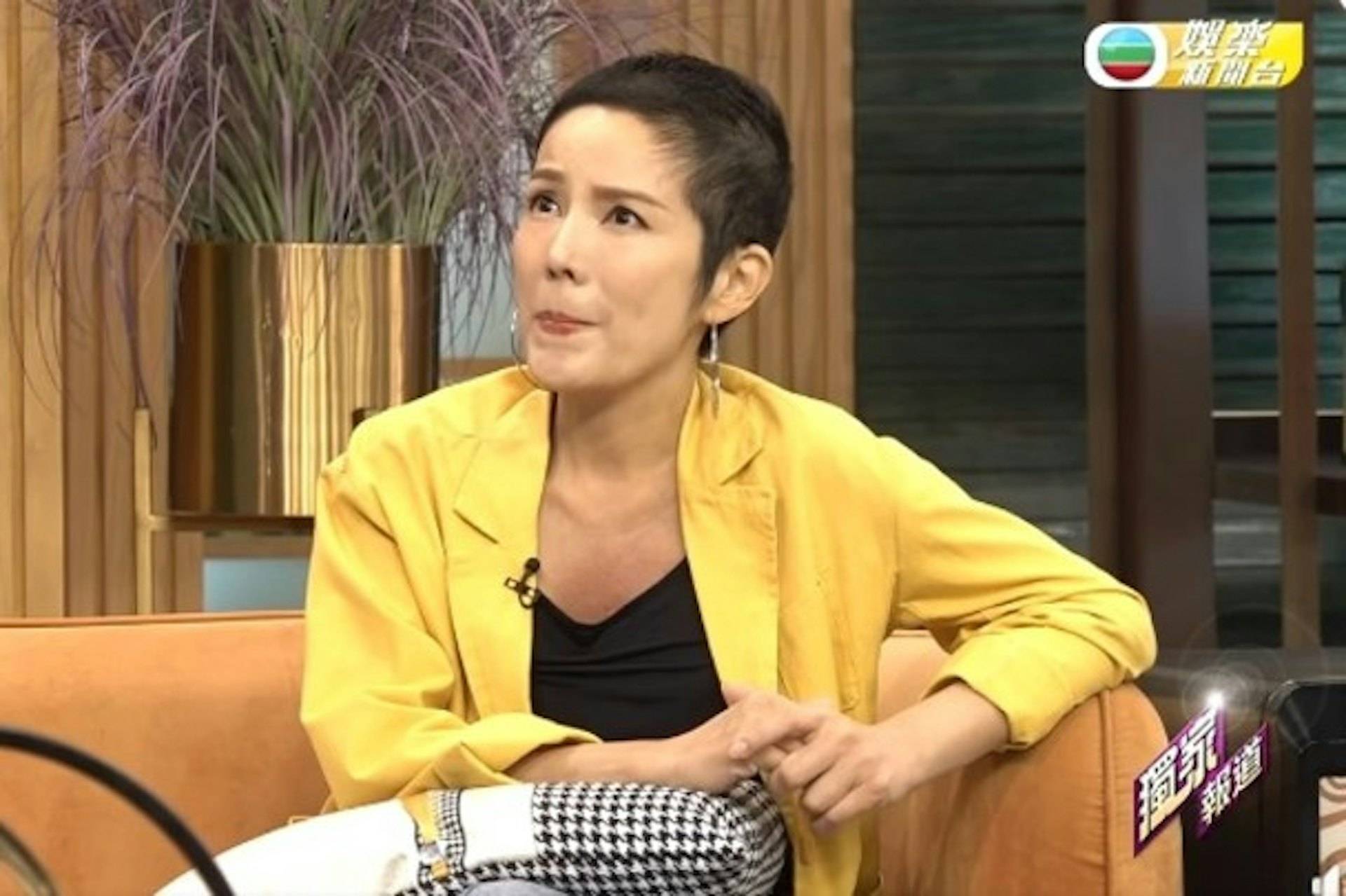 吳文忻 乳癌 (圖片來源:YouTube@TVB娛樂新聞台)