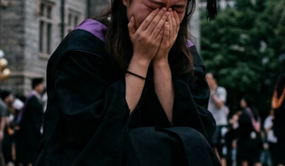 大學生母親離世無法見證畢業哭崩 神秘人問可否代媽媽去畢業禮 身份曝光後網民直接噴淚