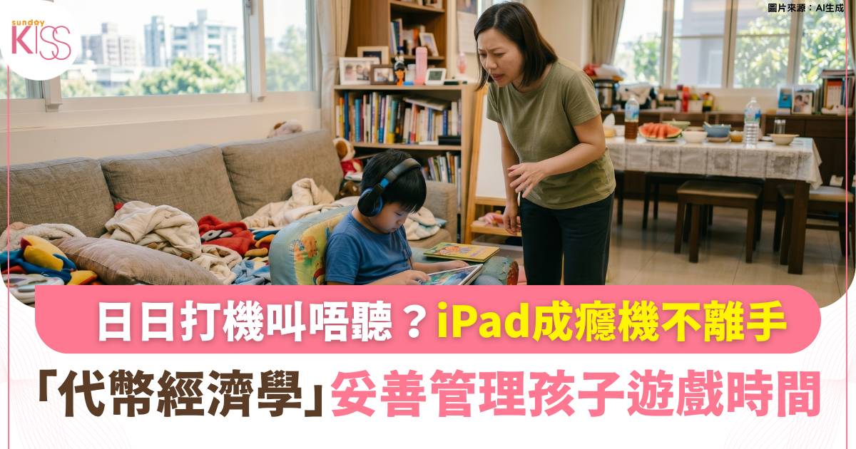 手機iPad成癮｜小學生打機叫唔聽？「代幣經濟學」+妥善管理假期遊戲時間！
