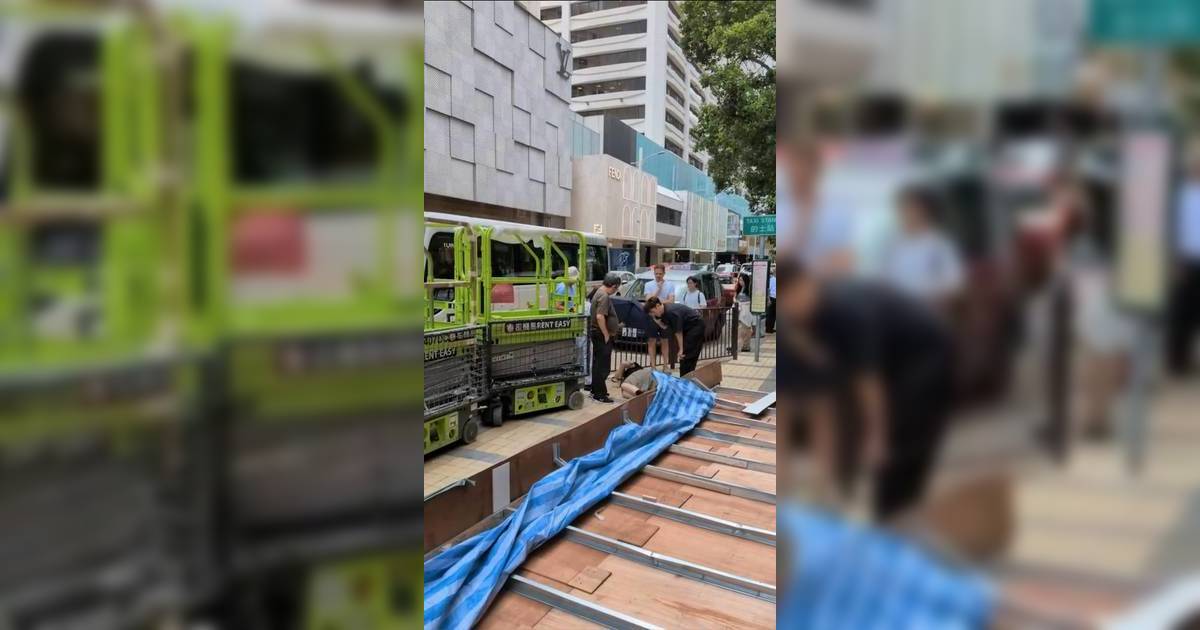 尖沙咀廣東道 圍板