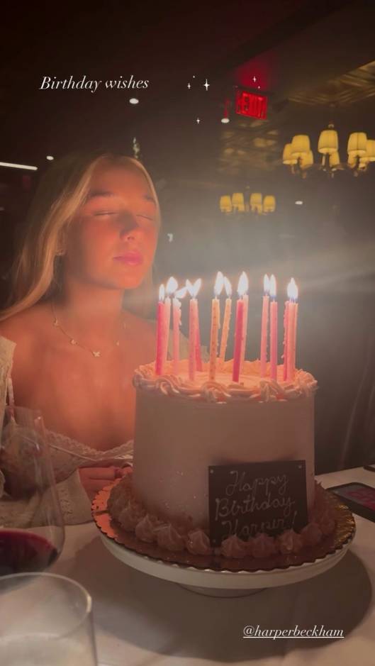 碧咸 女兒 (圖片來源:Instagram@victoriabeckham)