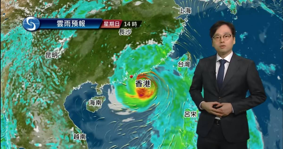 打風｜準熱帶氣旋紅霞增強逼港 天文台預測路徑談紅霞登陸位置