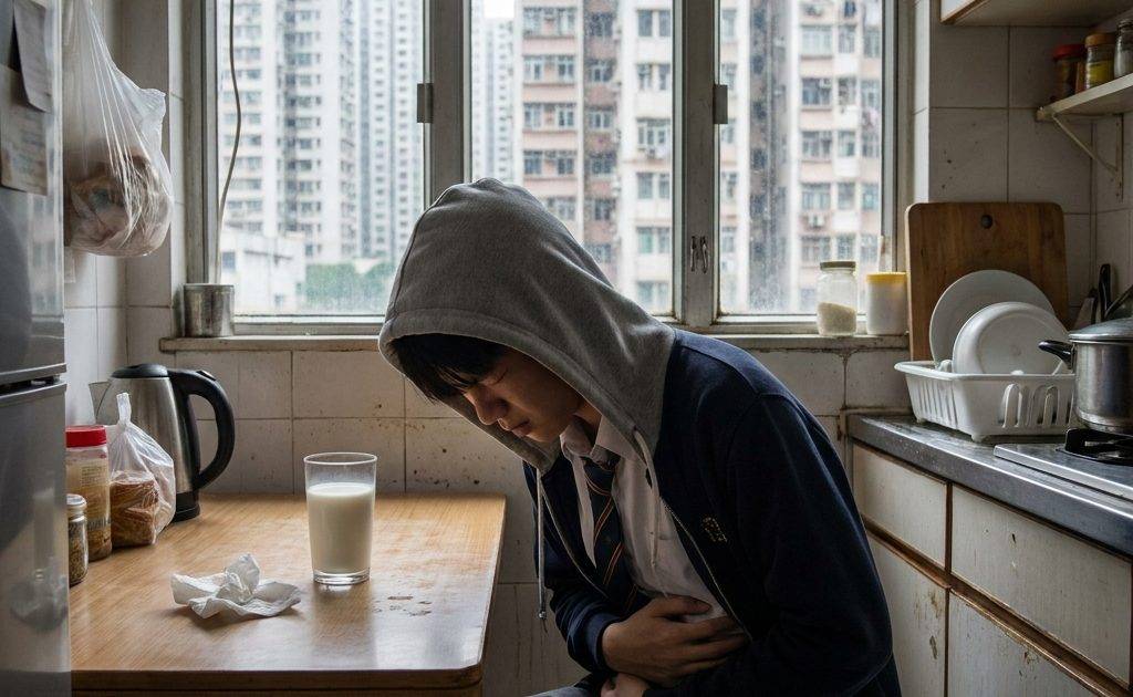 網民買便利店牛奶 飲一啖嚴重腹瀉 貨架全排牛奶嚴重過期3星期 便利店回應被鬧爆