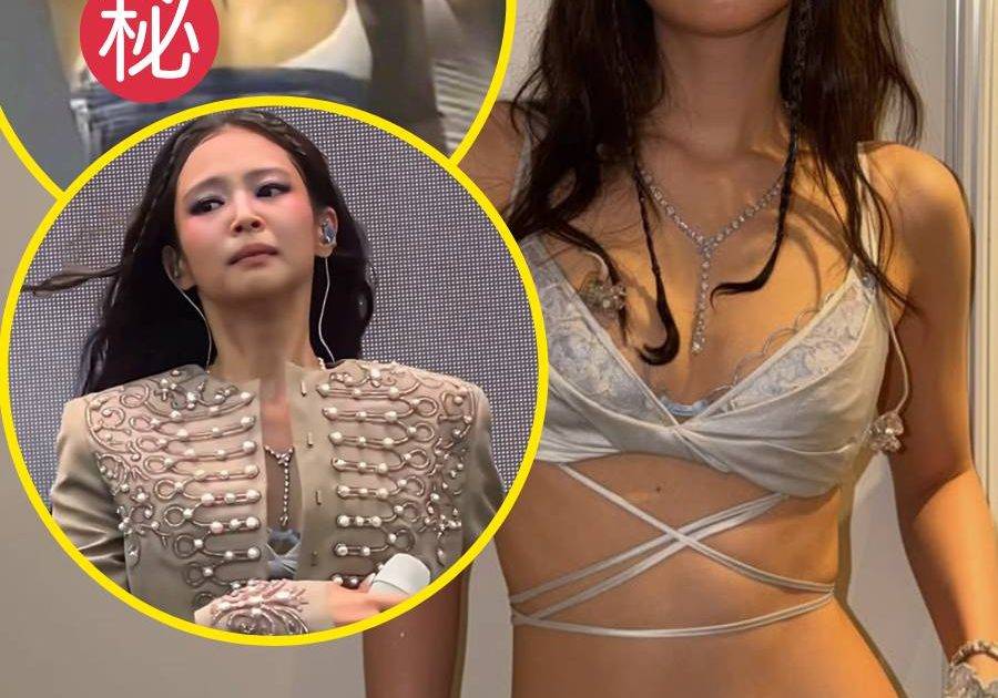 Jennie日本音樂節喪跳險走光 淚灑舞台震驚逾千萬人