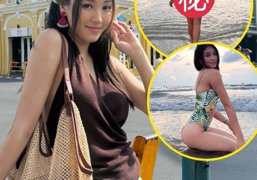 蘇韻姿布吉高衩泳裝大晒蜜桃臀 轉身震撼畫面流出 背後操刀影相人引關注！