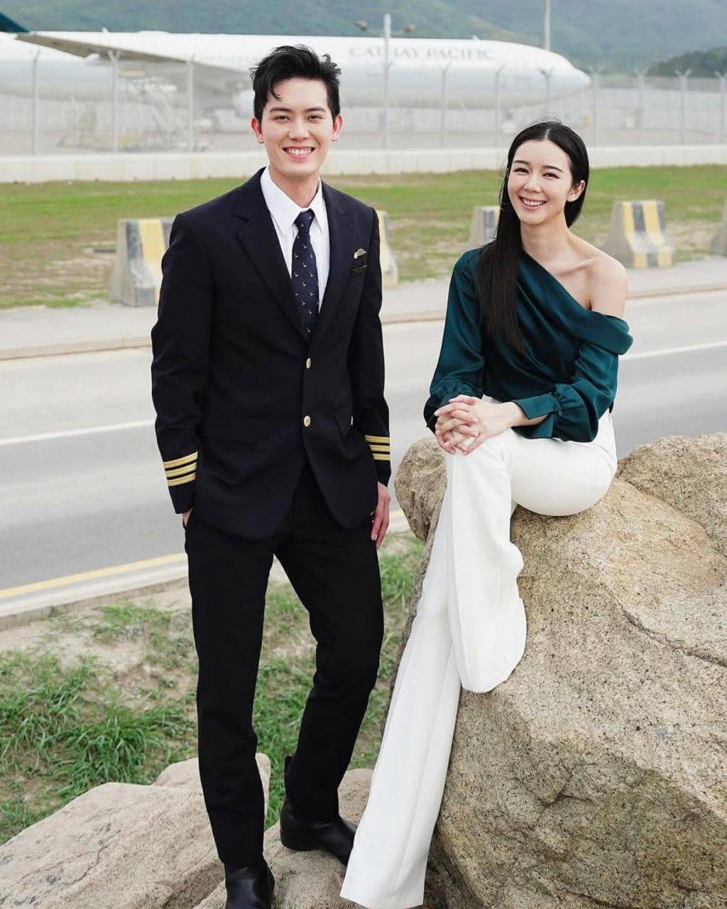 盛勁為 機長 (圖片來源:ig@lousia_mak)