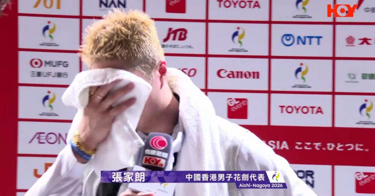亞運｜張家朗32強出局認最差劍擊成績 自揭身體警號 服藥仍無效：應是最後一屆亞運