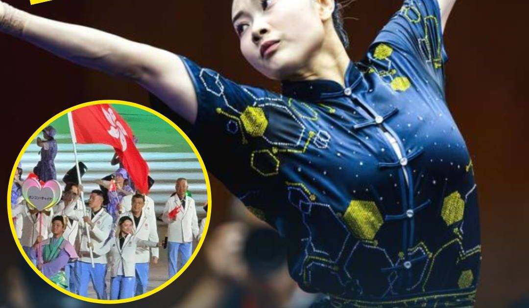 亞運持旗手奪港第一金 長拳金牌沈曉榆背景起底 理大學霸 戰衣暗藏EXO秘密