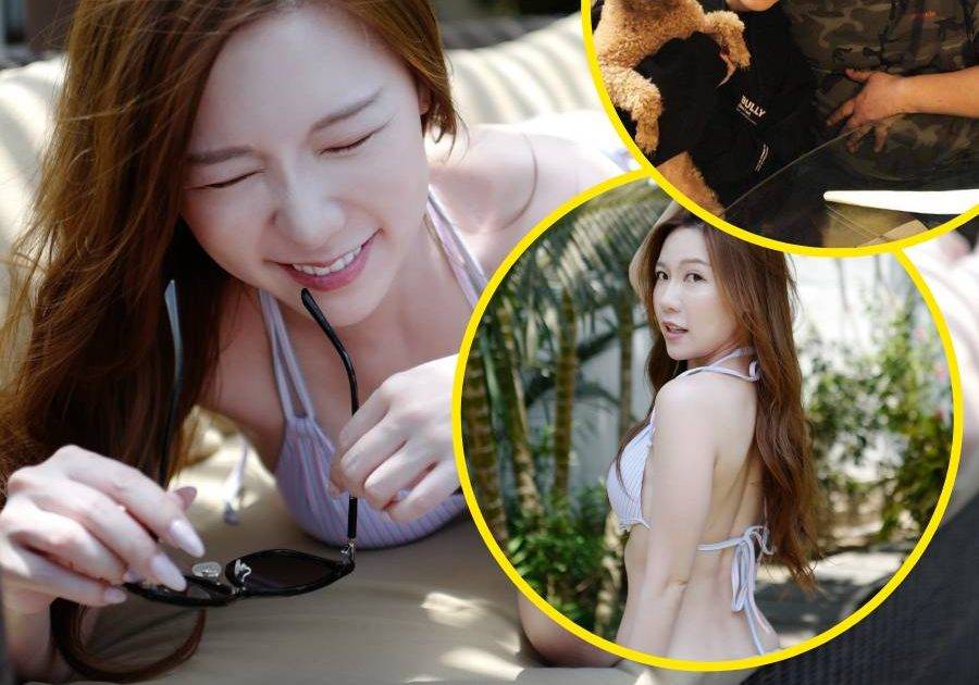 王晶女兒王海榛峇里島大解放！條紋比堅尼狂派福利 轉型KOL愈戰愈勇散發自信美