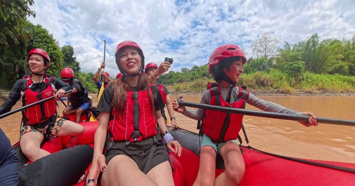 玩住學學住玩｜賴慰玲出名驚水！為氹囝囝竟「搵命搏」挑戰激流